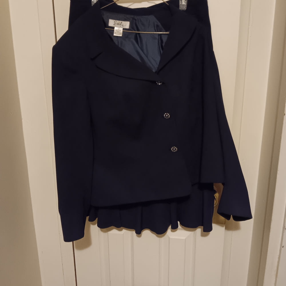 Emily Rose Navy Skirt Set